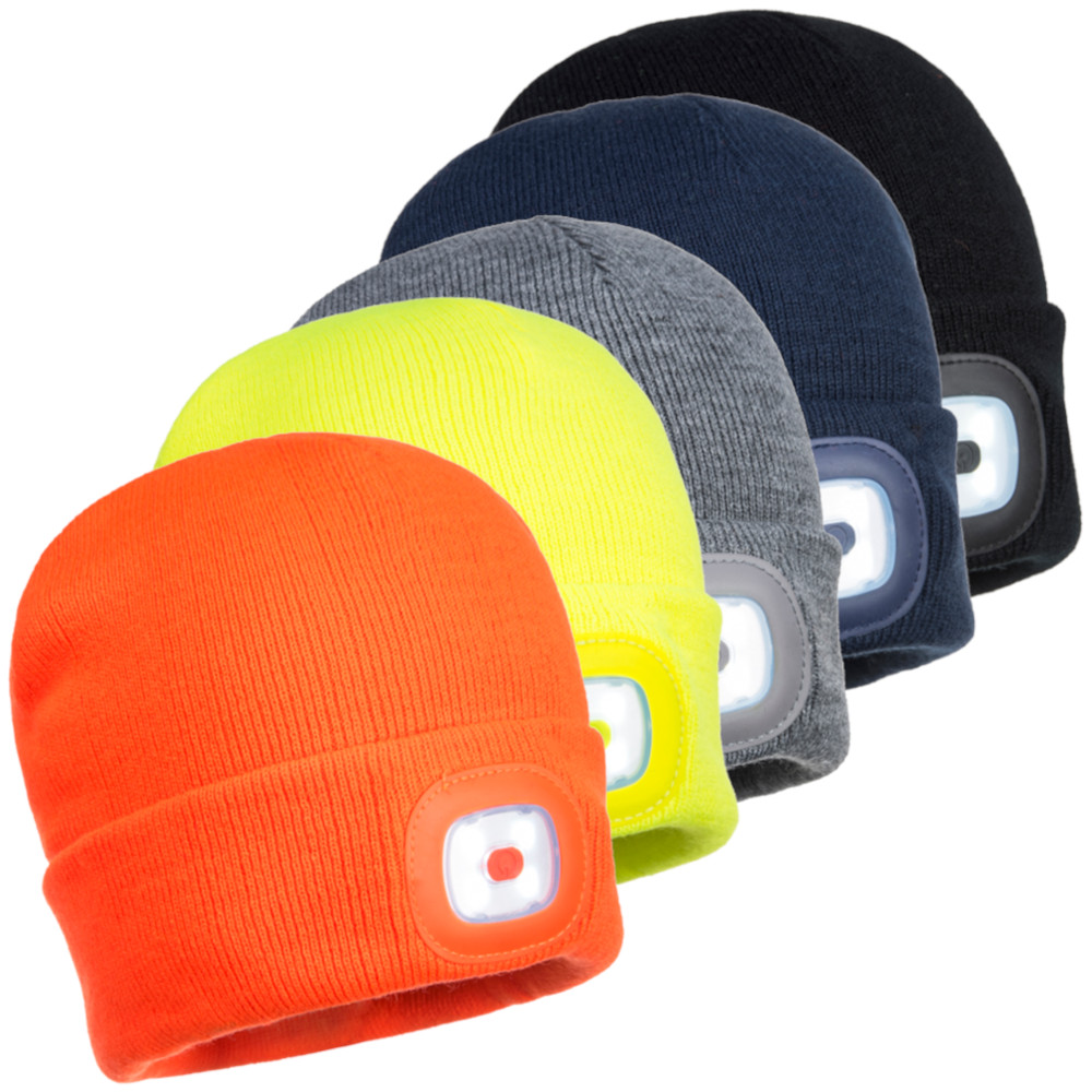 Echipament protectie - caciuli de iarna Beanie cu led