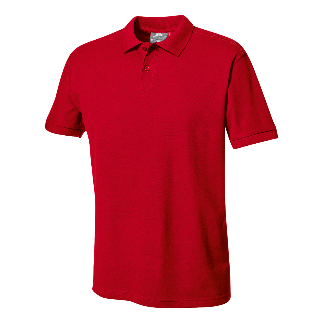 Tricou POLO rosu cu maneca scurta