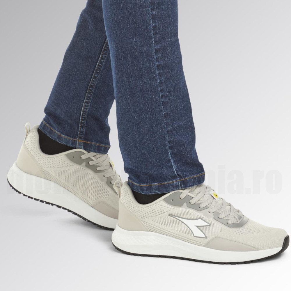 Pantofi de lucru, ESD, fara bombeu  -  DIADORA CREW EVO Grey - SR ESD