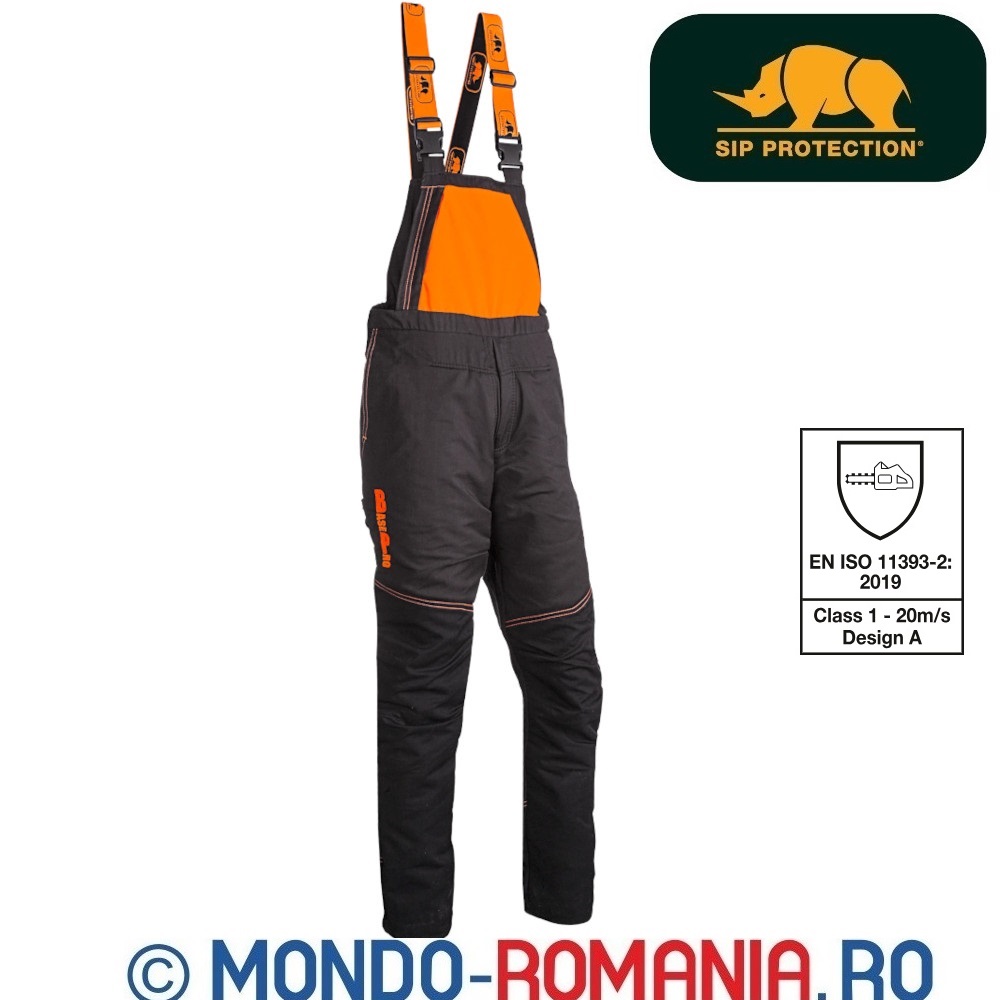 Salopeta SIOEN ASPIN pentru lucrul cu motofierastraul, clasa 1