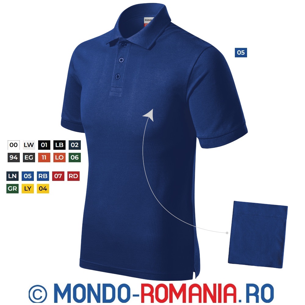 Tricou din bumbac POLO - MALFINI RIMECK  Resist Heavy R20