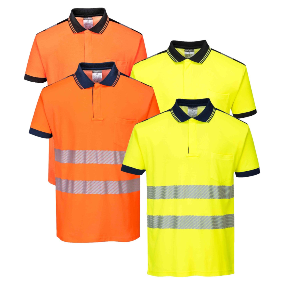 Tricou Polo PW3 Hi-Vis Vision - T180